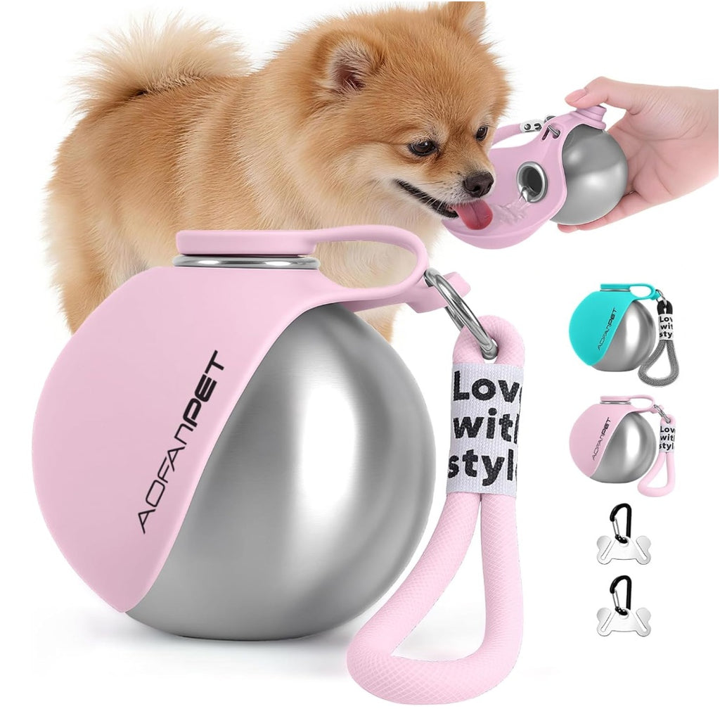 Gourde 285 ml pour chien et chat coloris bleu
