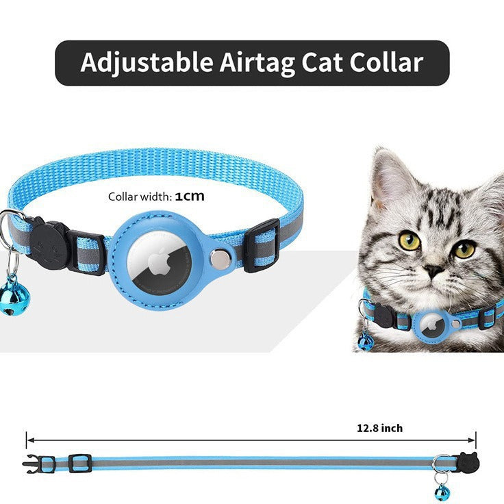 Collier anti-perte pour chat réfléchissant et réglable