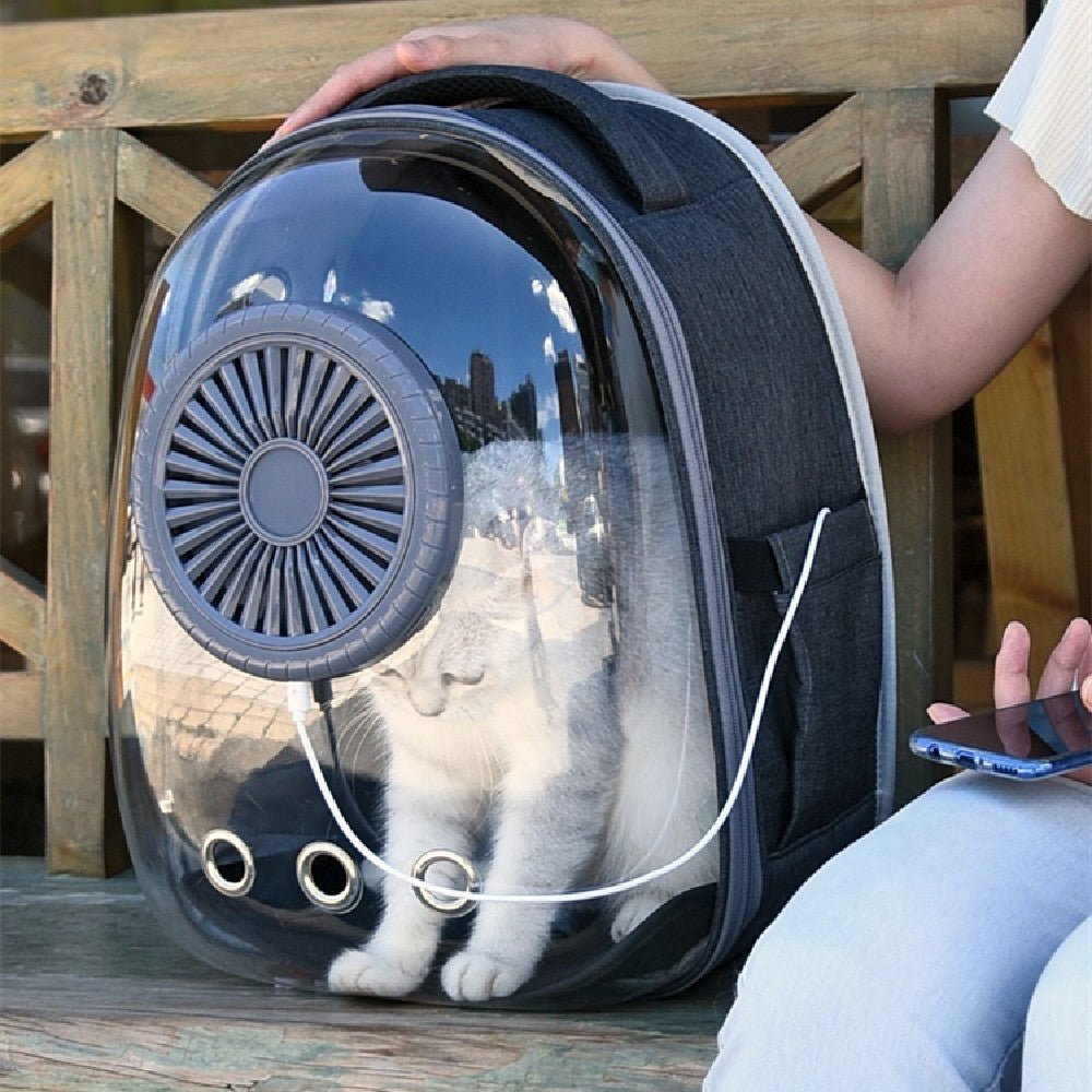 Sac de transport pour chat avec ouverture latérale