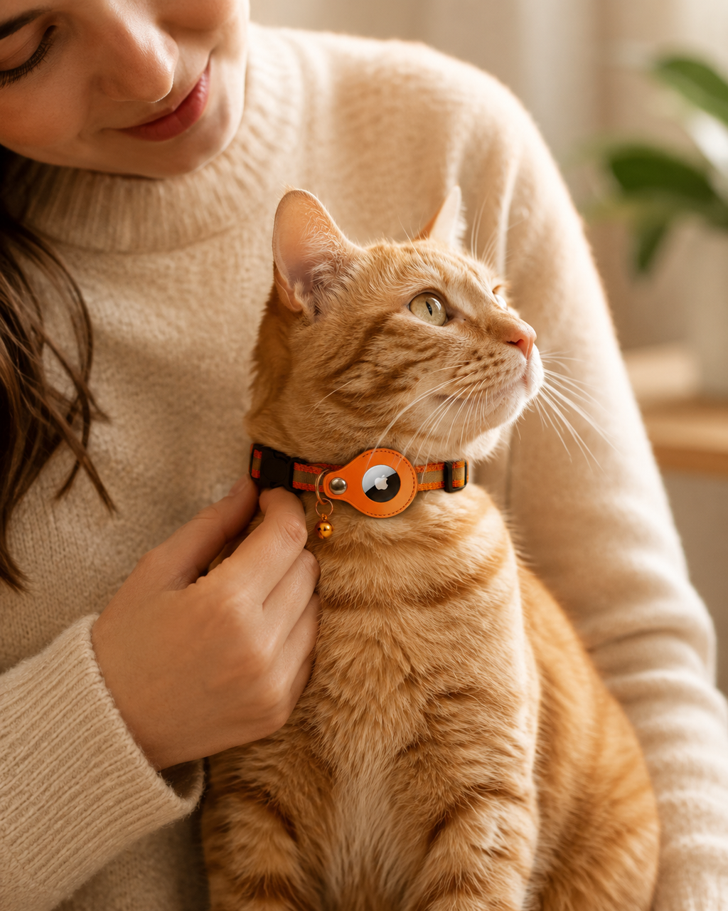 Collier GPS Chat Sans Abonnement – Compatible Apple & Android | PawConnect