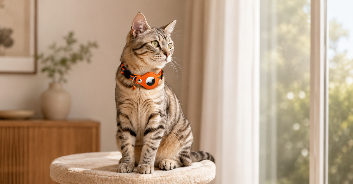 Collier GPS Chat Sans Abonnement – Compatible Apple & Android | PawConnect